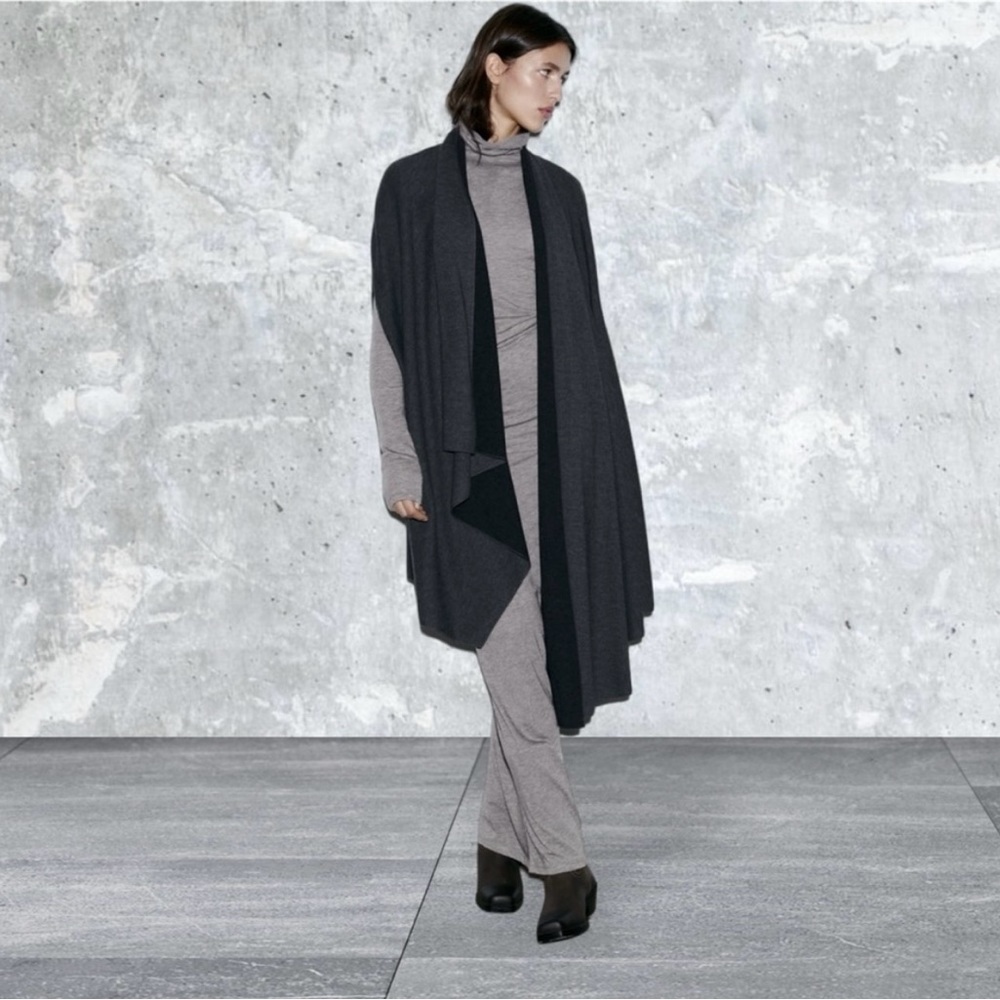 Zara wool blend cape
